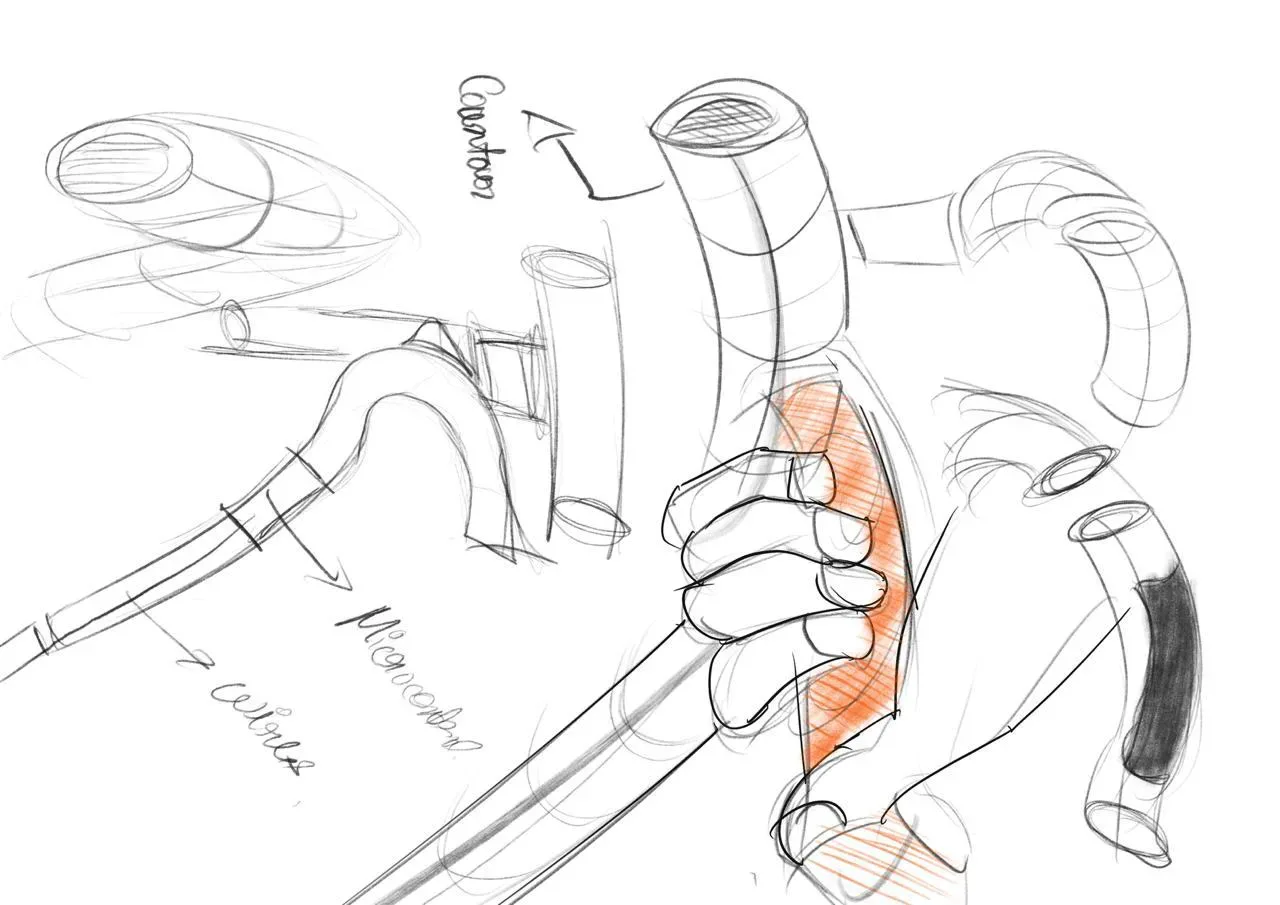 Handle and grip sketches